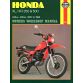 Haynes bog HONDA XL250 XR250 XL500 XR500