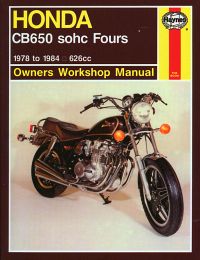 Haynes bog HONDA CB650 SOHC FOUR 78-84