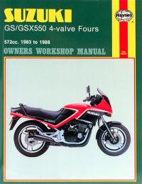 Haynes bog SUZUKI GS550F GSX550F 83-88
