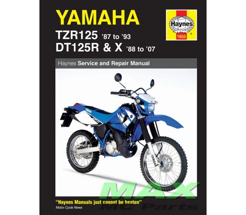 Haynes bog YAMAHA TRZ125 DT125R/X