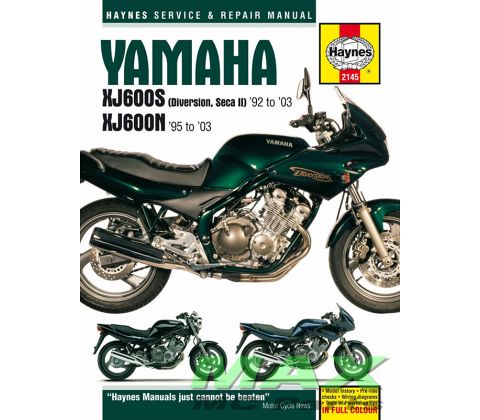 Haynes bog YAMAHA XJ600 DIVERSION XJ600N