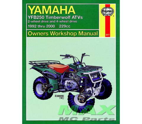 Haynes bog YAMAHA YFB250 TIMBERWOLF