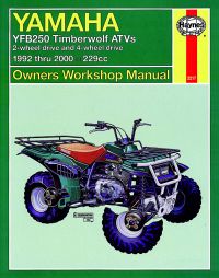 Haynes bog YAMAHA YFB250 TIMBERWOLF
