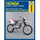Haynes bog HONDA XL250L XR250R XR400R
