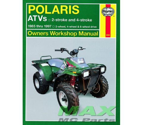 Haynes bog POLARIS ATV 2-T 4-T 85-97