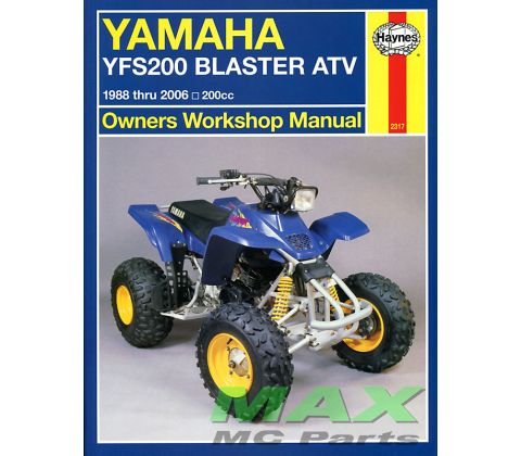 Haynes bog YAMAHA YFS200 YFB250 BLASTER