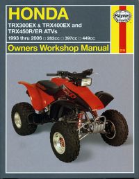Haynes bog HONDA TRX300EX TRX400 TRX450