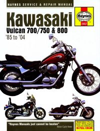 Haynes bog KAWASAKI VN700 VN750 VN800