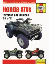 Haynes bog HONDA TRX400 TRX450