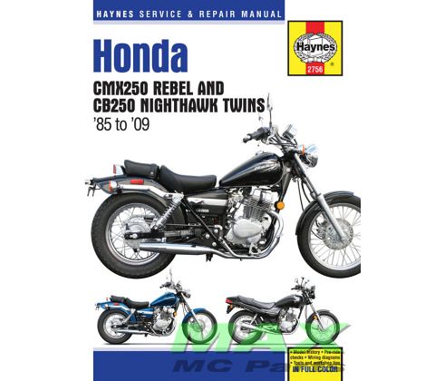 Haynes bog HONDA CMX250 REBEL 96-16