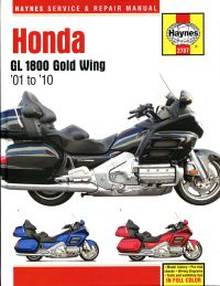 Haynes bog HONDA GL1800 GOLDWING 01-10