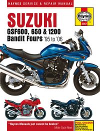 Haynes bog SUZUKI GSF600 GSF650 GSF1200