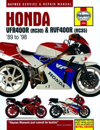 Haynes bog HONDA VFR400 RVF400R 89-98