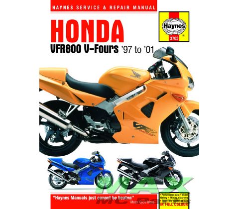 Haynes bog HONDA VFR800 V-FOUR 97-01