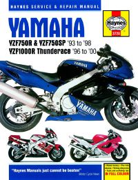Haynes bog YAMAHA YZF750R/SP YZF1000R 