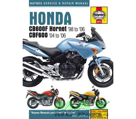Haynes bog HONDA CB600F HORNET CBF600