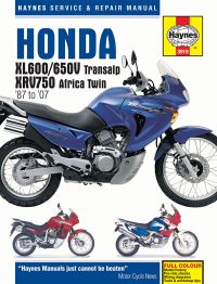 Haynes bog HONDA XL600 XL650 XRV750 87-0