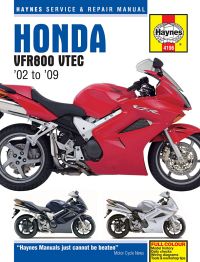Haynes bog HONDA VFR800 V-TEC 02-09