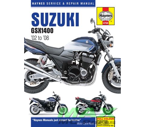 Haynes bog SUZUKI GSX1400  02-08