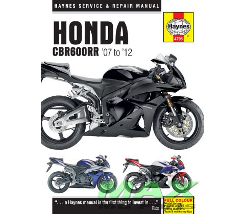 Haynes bog HONDA CBR600RR 07-12