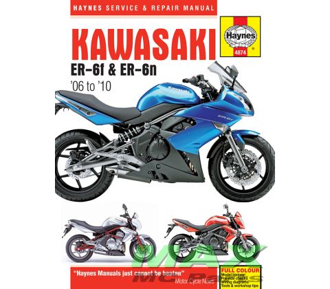 Haynes bog KAWASAKI ER-6F ER-6N 06-16