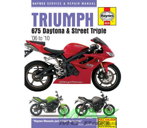 Haynes bog TRIUMPH 675 DAYTONA STREET TR