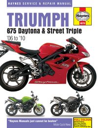 Haynes bog TRIUMPH 675 DAYTONA STREET TR
