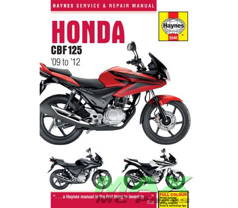 Haynes bog HONDA CBF125  09-12