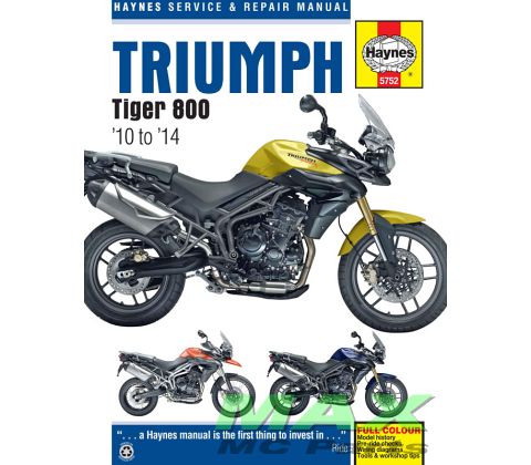 Haynes bog TRIUMPH TIGER 800 10-14