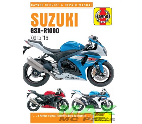 Haynes bog SUZUKI GSXR1000 09-16