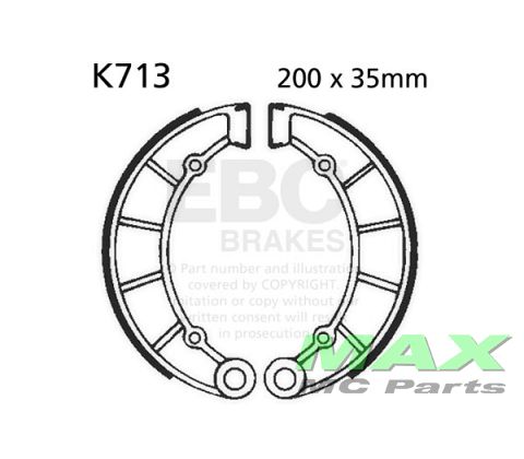 EBC Brake shoe set K713 KAWASAKI