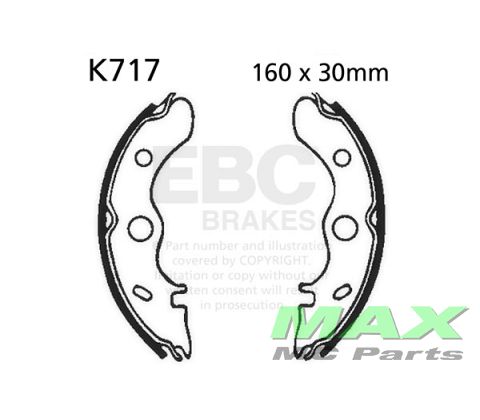 EBC Brake shoe set K717