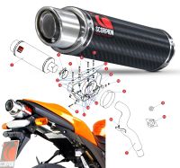 SCORPION Lyddæmper CARBON OVAL