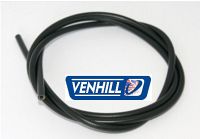 YDERKABEL M/TEFLON SORT 1500CM 5MM-1,2MM