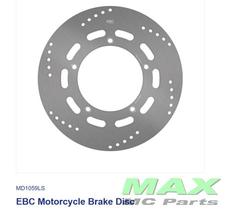 EBC HPSR SOLID DISC FRONT MD1059LS