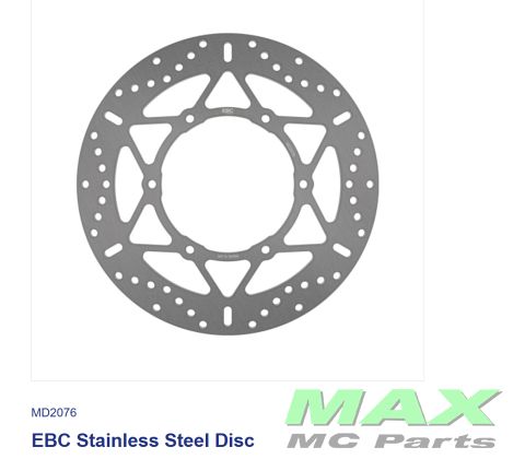 EBC HPSR DISC*FRONT*MD2076 LH/RH