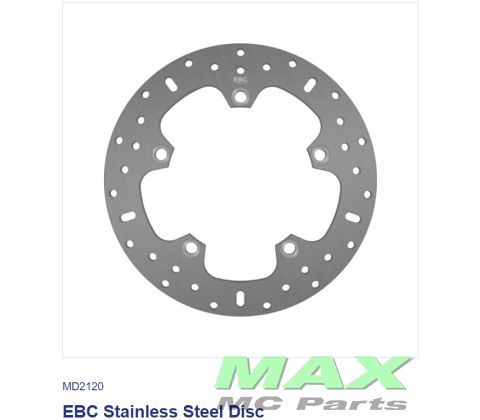 EBC DISC *REAR* MD2120 MT07 XSR900