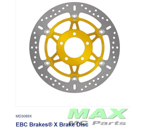 EBC X Disc with S FRONT MD3089X LH/RH