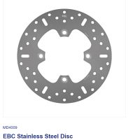 EBC HPSR SOLID DISC *REAR* ZZR600
