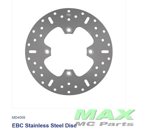 EBC HPSR SOLID DISC *REAR* ZZR600