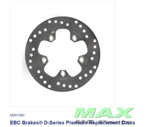 EBC Scooter disc *REAR* MD9109D AN400