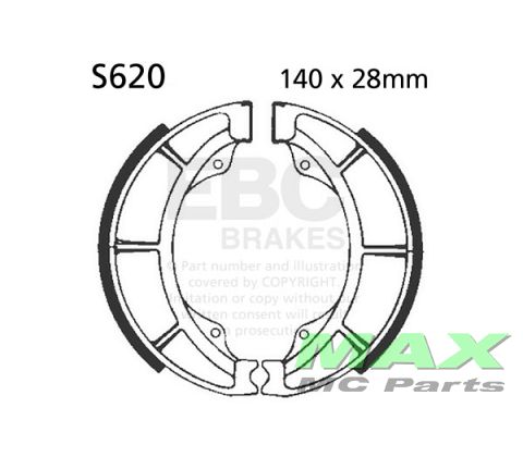 EBC Brake shoe set S620