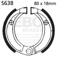 EBC Brake shoe set S638