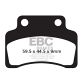 EBC Scooter Disc pad set SFA235