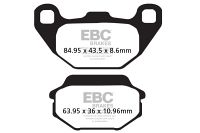 EBC Scooter Disc pad set FF/RR SFA305