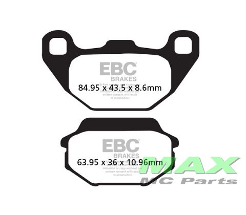 EBC Scooter Disc pad set FF/RR SFA305