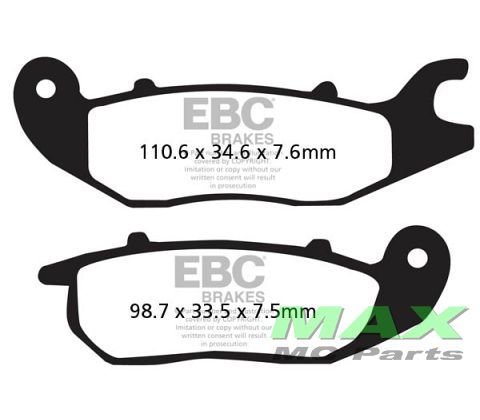 EBC Scooter Disc pad set SFA375