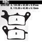 EBC Scooter Disc pad set SFA708 NSC110