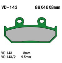 VESRAH Bremseklodser VD143/2