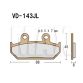 VESRAH Bremseklodser VD143JL USE:FA124HH